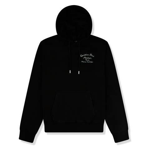 dior hoodie black|christian dior couture hoodie.